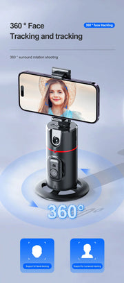 Face Tracking Gimbal Stabilizer Auto 360° Rotation