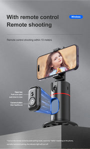 Face Tracking Gimbal Stabilizer Auto 360° Rotation