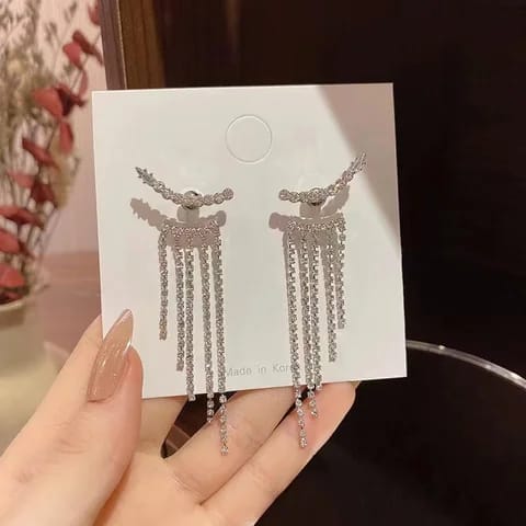 Shinny Tassel Earrings