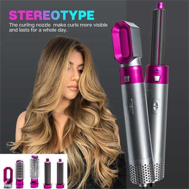 PROFESSIONAL CURLING IRON HAIR STRAIGHTENER (5 in 1 HAIR STYLER)