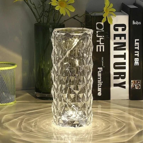 CRYSTAL DIAMOND TABLE LAMP