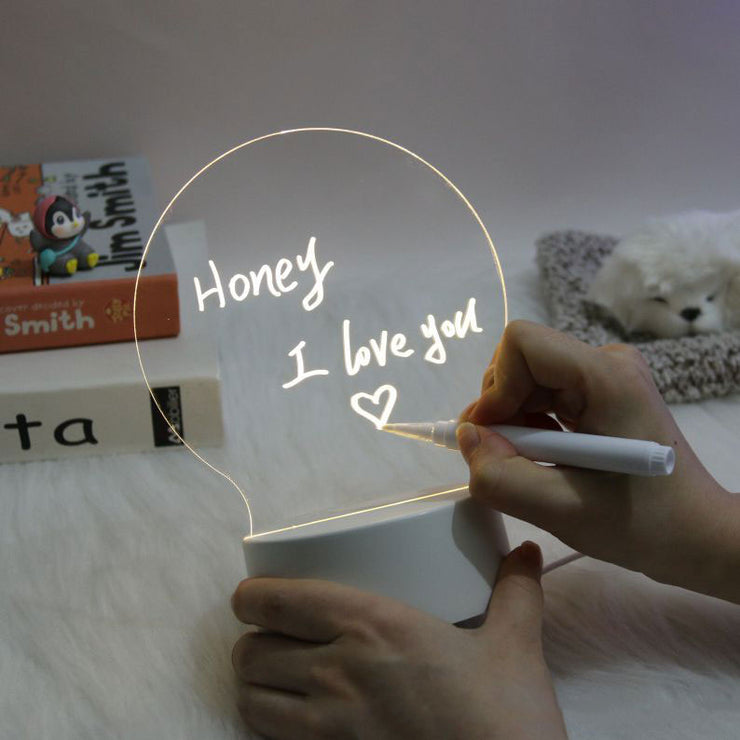 Acrylic Message board (Erasable)