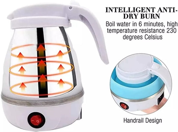 Foldable Portable Silicone Electric Kettle